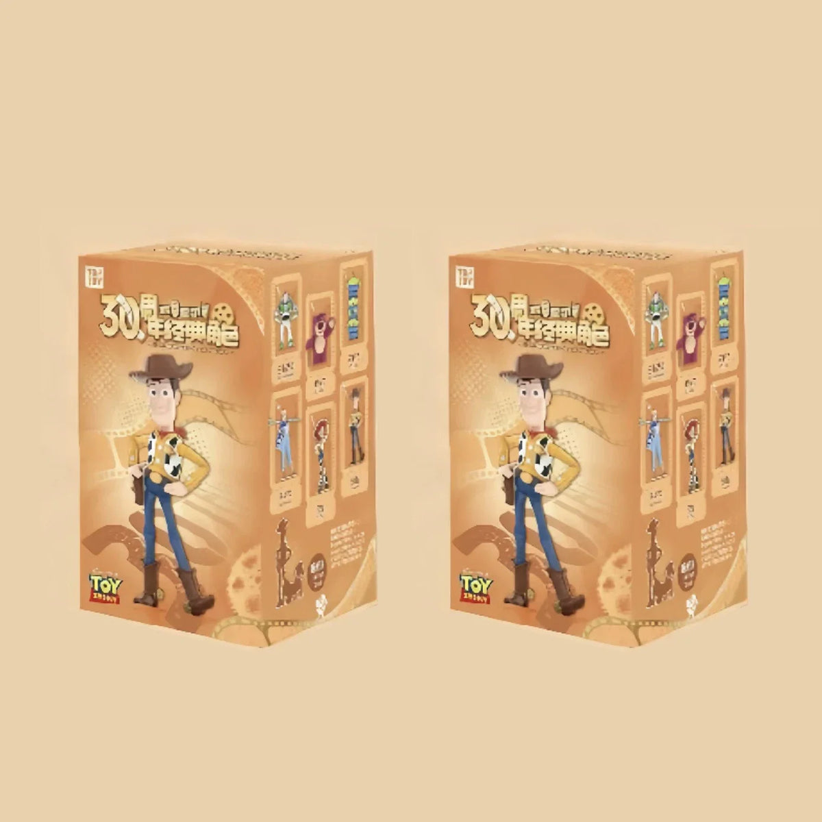 Toptoy Original Toy Story 30th Anniversary Buzz Lightyear Collectible Figure Blind Box Trendy Toy Desktop Ornament Holiday Gift