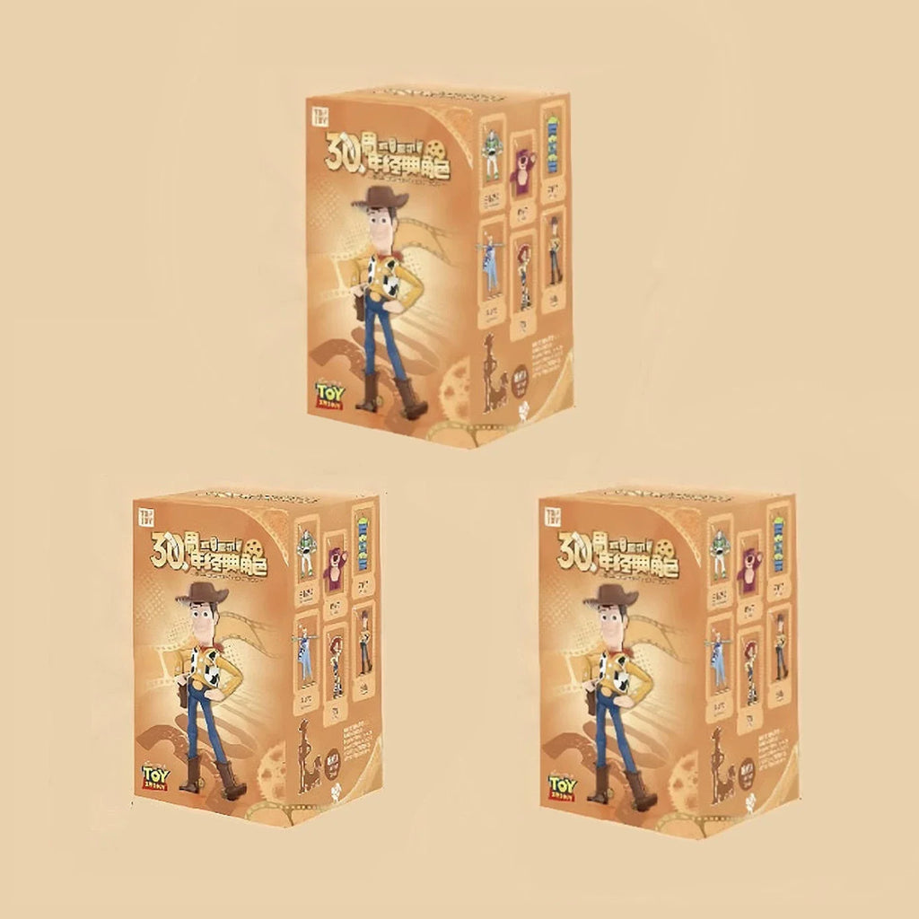 Toptoy Original Toy Story 30th Anniversary Buzz Lightyear Collectible Figure Blind Box Trendy Toy Desktop Ornament Holiday Gift