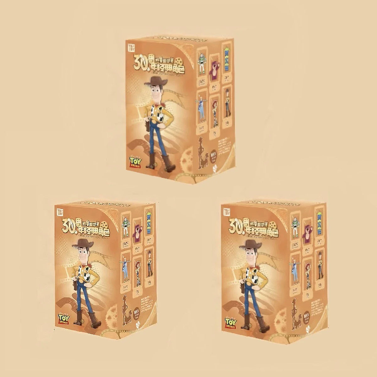 Toptoy Original Toy Story 30th Anniversary Buzz Lightyear Collectible Figure Blind Box Trendy Toy Desktop Ornament Holiday Gift