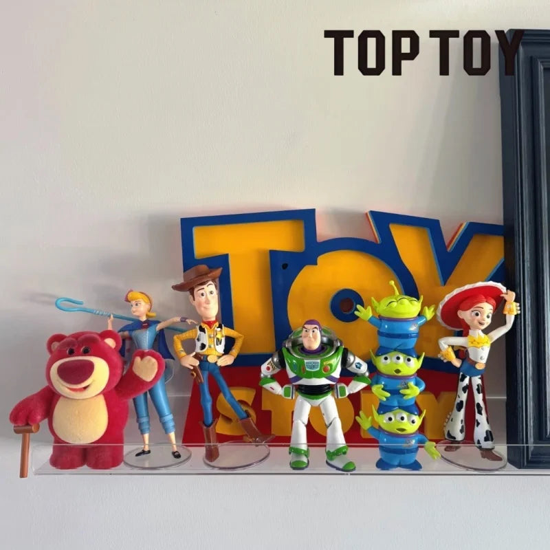 Toptoy Original Toy Story 30th Anniversary Buzz Lightyear Collectible Figure Blind Box Trendy Toy Desktop Ornament Holiday Gift
